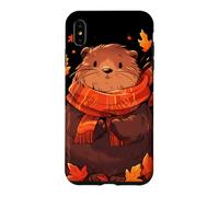 Marmot Autumn Season Autumn Leaves Thanksgiving Case for iPhone XS Max