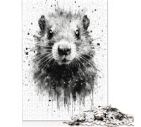 Marmot Beauty Art Puzzle for Adults And Teenagers 500 Pieces Puzzles for Teenagers Gifts Game Toys for Adults 500pcs (52x38cm)