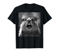 Marmot laughs cheekily, funny marmot T-Shirt