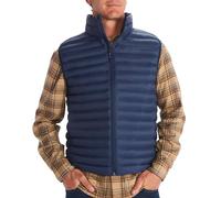 Marmot Men Echo Featherless Vest, Warm, Insulated Hiking Vest, Lightweight Padded Gilet, Packable Quilted Vest, Water Repellent, Windproof, Arctic Navy, S