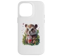Marmot Men Woman Boba Tea Kawaii Bubble Tea Marmot Case for iPhone 14 Pro Max