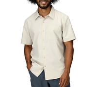 MARMOT Men's Airexchange UPF 40 Short Sleeve Shirt, Birch Bark, Large