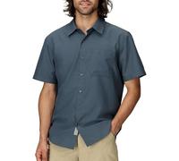 MARMOT Men's Airexchange UPF 40 Short Sleeve Shirt, Thunderhead, Large