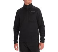 Marmot Men's Drop Line 1/2 Zip Fleece Jacket, Black 001, XL