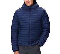 Marmot Men's Echo Featherless Hoody, Warm Puffy Jacket, Insulated Hooded Winter Coat, Water-resistant Quilted Parka, Lightweight Packable Outdoor Jacket, Windproof, Arctic Navy, M