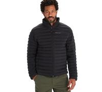 Marmot Men's Echo Featherless Jacket, Warm Puffy Jacket, Insulated Winter Coat, Water-resistant Quilted Parka, Lightweight Packable Outdoor Jacket, Windproof, Black, S