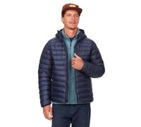 Marmot Men's Highlander Hoody, Warm Down Jacket, Insulated Hooded Winter Coat, Breathable 700 FP Down Puffy, Lightweight Packable Outdoor Jacket, Windproof, Arctic Navy, M