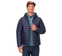 Marmot Men's Highlander Hoody, Warm Down Jacket, Insulated Hooded Winter Coat, Breathable 700 FP Down Puffy, Lightweight Packable Outdoor Jacket, Windproof, Arctic Navy, XL