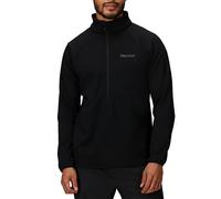Marmot Men's Leconte Fleece 1/2 Zip, Warm Fleece Jacket, 1/2 Zip Jacket, Breathable, Wind Resistant Body Warmer, packable, ideal for hiking & ski layering, Black, L