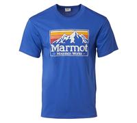 MARMOT Men's Mmw Gradient Tee Ss T-Shirt, Trail Blue, Medium