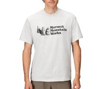 MARMOT Men's MMW Short Sleeve Tee, Light Grey Heather, Large