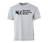MARMOT Men's Mmw Tee Ss T-Shirt, Light Grey Heather, Medium