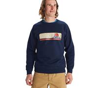 MARMOT Men's Montane Crew Sweatshirt, Arctic Navy, XXL