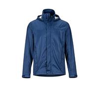 Marmot Men's PreCip Eco Jacket, Waterproof Jacket, Lightweight Hooded Rain Jacket, Windproof Raincoat, Breathable Windbreaker, Ideal for Running and Hiking, Arctic Navy, L