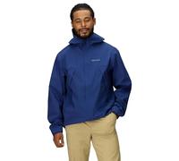 Marmot Men's PreCip Eco Pro Jacket, Waterproof Jacket, Lightweight Hooded Rain Jacket, Windproof Raincoat, Breathable Windbreaker, Ideal for Running and Hiking, Twilight Blue, L
