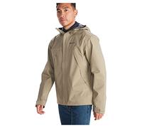 Marmot Men's PreCip Eco Pro Jacket, Waterproof Jacket, Lightweight Hooded Rain Jacket, Windproof Raincoat, Breathable Windbreaker, Ideal for Running and Hiking, Vetiver, M