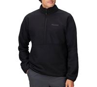 Marmot Men's Rocklin 1/2 Zip, Warm Fleece Jacket, Half Zip Jacket, Breathable, Wind Resistant Body Warmer, Black, M