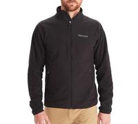 Marmot Men's Rocklin Jacket, Warm Fleece Jacket, Full Zip Jacket, Breathable, Wind Resistant Body Warmer, Black, M