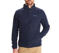 Marmot Men's Rocklin Jacket, Warm Fleece Jacket, Full Zip Jacket, Breathable, Wind Resistant Body Warmer, Arctic Navy, L