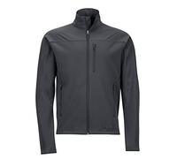Marmot Men's Tempo Jacket, Warm Breathable Water-Resistant Softshell, Jet Black, Small
