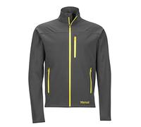 Marmot Men's Tempo Jacket, Warm Breathable Water-Resistant Softshell, Slate Grey, Small