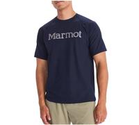 Marmot Men's Windridge Graphic SS, Breathable Functional Shirt, Short-Sleeved Sports Shirt, Quick-Drying Fitness Shirt, Arctic Navy, S