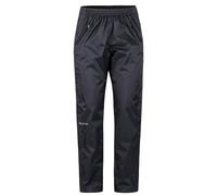 Marmot - Women's PreCip Eco Full Zip Pant - Waterproof trousers size S - Short, grey/black