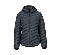 Marmot Wm's Highlander Hoody Lightweight Insulated Down Jacket, 700 Fill Power, Outdoor Jacket, Water Repellent Anorak, Windproof - Black, Small