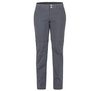 Marmot Women Trekking Pants Hiking Trousers Outdoor Pants with Zip Off Legs Wm's Kodachrome Convertible Pant - Dark Steel, Large