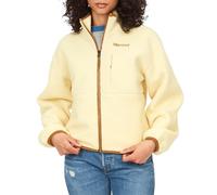 MARMOT Women's Aros Full-Zip Jacket - Sherpa Fleece with Retro Style, Wheat, M