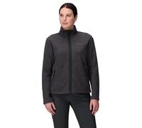 Marmot Women's Drop Line Jacket, Warm Fleece Jacket, Full Zip Jacket, Breathable, Wind Resistant Body Warmer, packable, Optimum for hiking & ski layering, Black Heather, XL
