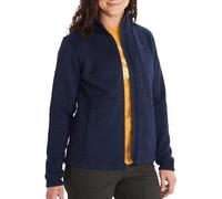 Marmot Women's Drop Line Jacket, Warm Fleece Jacket, Full Zip Jacket, Breathable, Wind Resistant Body Warmer, Arctic Navy, L