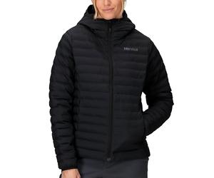 MARMOT Women's Echo Featherless Hoody, Warm Puffy Jacket, Insulated Hooded Winter Coat, Water-resistant Quilted Parka, Lightweight Packable Outdoor Jacket, Windproof, Black, M