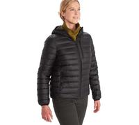 Marmot Women's Highlander Hoody, Warm Down Jacket, Insulated Hooded Winter Coat, Breathable, Lightweight Packable Outdoor Jacket, Windproof, Black, M