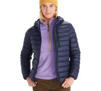 Marmot Women's Highlander Hoody, Warm Down Jacket, Insulated Hooded Winter Coat, Breathable, Lightweight Packable Outdoor Jacket, Windproof, Arctic Navy, S