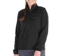 Marmot Women's Leconte Fleece 1/2 Zip, Warm Breathable, Wind Resistant Body Warmer, packable, Optimal for hiking and ski layering, Black, XS