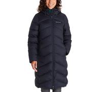 Marmot Women's Montreaux Coat, Warm, Insulated Hooded Winter Coat, Windproof Down Parka, Lightweight Packable Outdoor Jacket, Midnight Navy, S