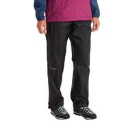 Marmot Women's PreCip Eco Full Zip Pant Short, Waterproof Trousers, Breathable Overtrousers, Lightweight Hiking Pant, Windproof Trekking Pants, Black, L