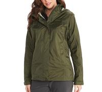 Marmot Women's PreCip Eco Jacket, Waterproof Jacket, Lightweight Hooded Rain Jacket, Windproof Raincoat, Breathable Windbreaker, Ideal for Running and Hiking, Nori, XXL