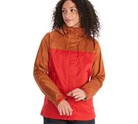 Marmot Women's Waterproof Jacket, Lightweight Hooded Rain Jacket, Windproof Raincoat, Breathable Windbreaker, Ideal for Running and Hiking, Cairo/Copper, XS