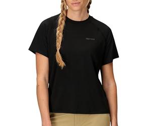 Marmot Women's Wm's Windridge SS, Breathable Functional Shirt, Short-Sleeved Sports Shirt, Quick-Drying Fitness Shirt, Black, M
