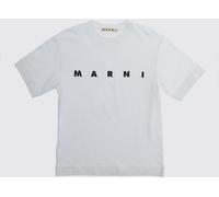 MARNI Boy's Cotton T-Shirt with Contrasting Front Logo - Size: 8 - male