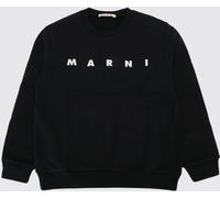 MARNI Boy's Crew Neck Cotton Sweatshirt with Contrast Logo - Size: 10 - male