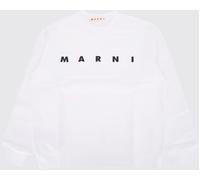 MARNI Boy's Crew Neck Cotton Sweatshirt with Contrast Logo - Size: 12 - male