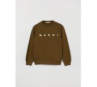 MARNI Boy's Crew Neck Cotton Sweatshirt with Contrast Logo - Size: 8 - male