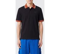 MARNI Cotton Polo Shirt with Contrasting Trims and Striped Collar - Size: 54 - male