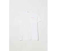MARNI Cotton T-Shirt with Mini Logo - Size: 10 - male