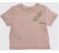 MARNI Cotton T-shirt with Sewn Logo - Size: 18M - unisex