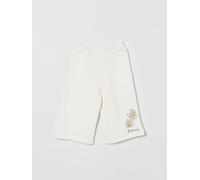 MARNI Cotton Trousers with Embroidered Flowers and Logo - Size: 2 - unisex