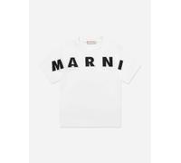 MARNI Kids Logo T-Shirt in White - White - 12 Yrs